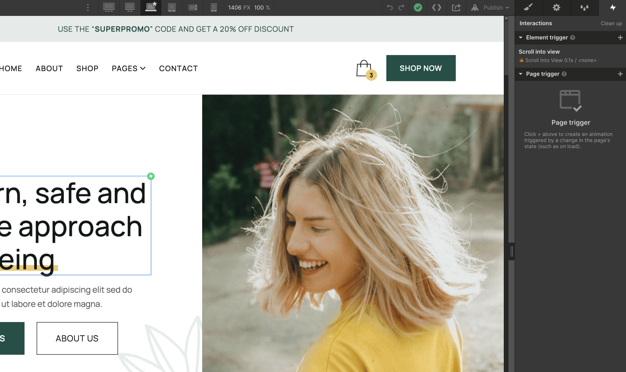 Animations - Healthful X Webflow Template