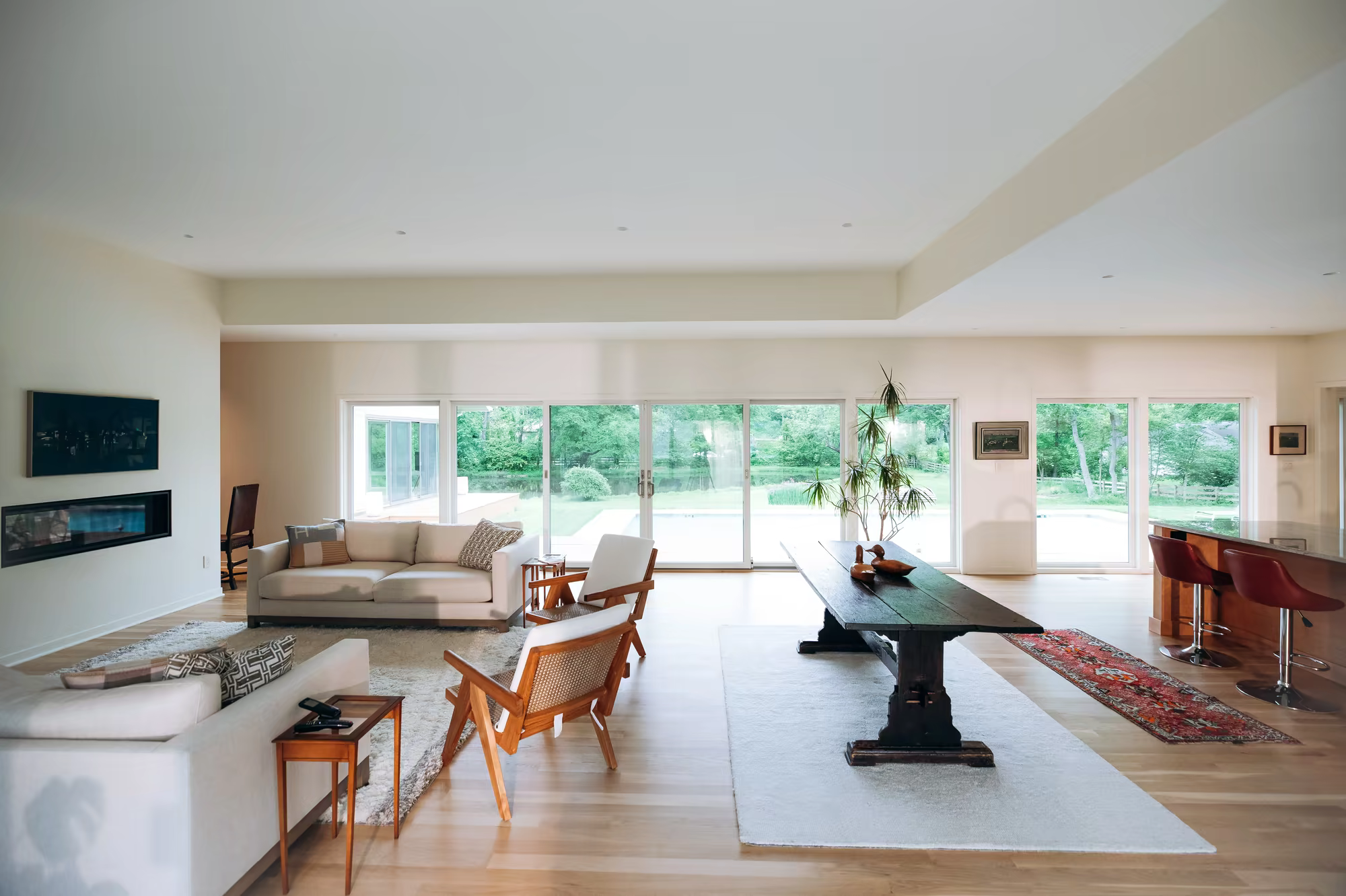 Interior of a custom home built by Horizon Building Corporation