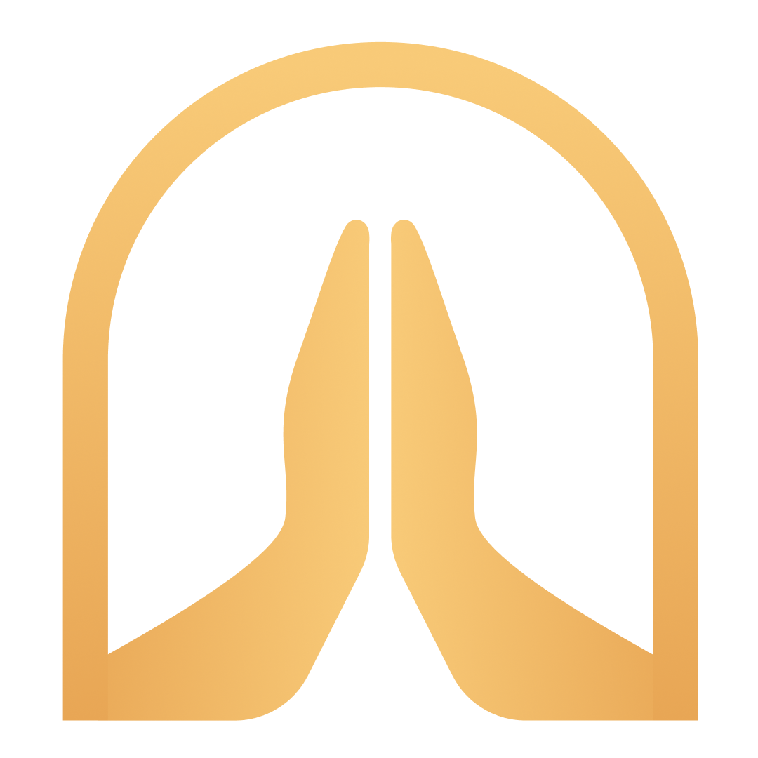 The words PRAY GATE in large serif font with a golden yellow color.