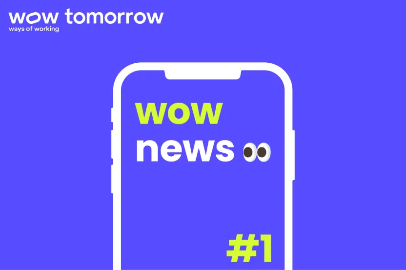 wow news #1 Smartphone-Mockup auf Lila – wow news #1
