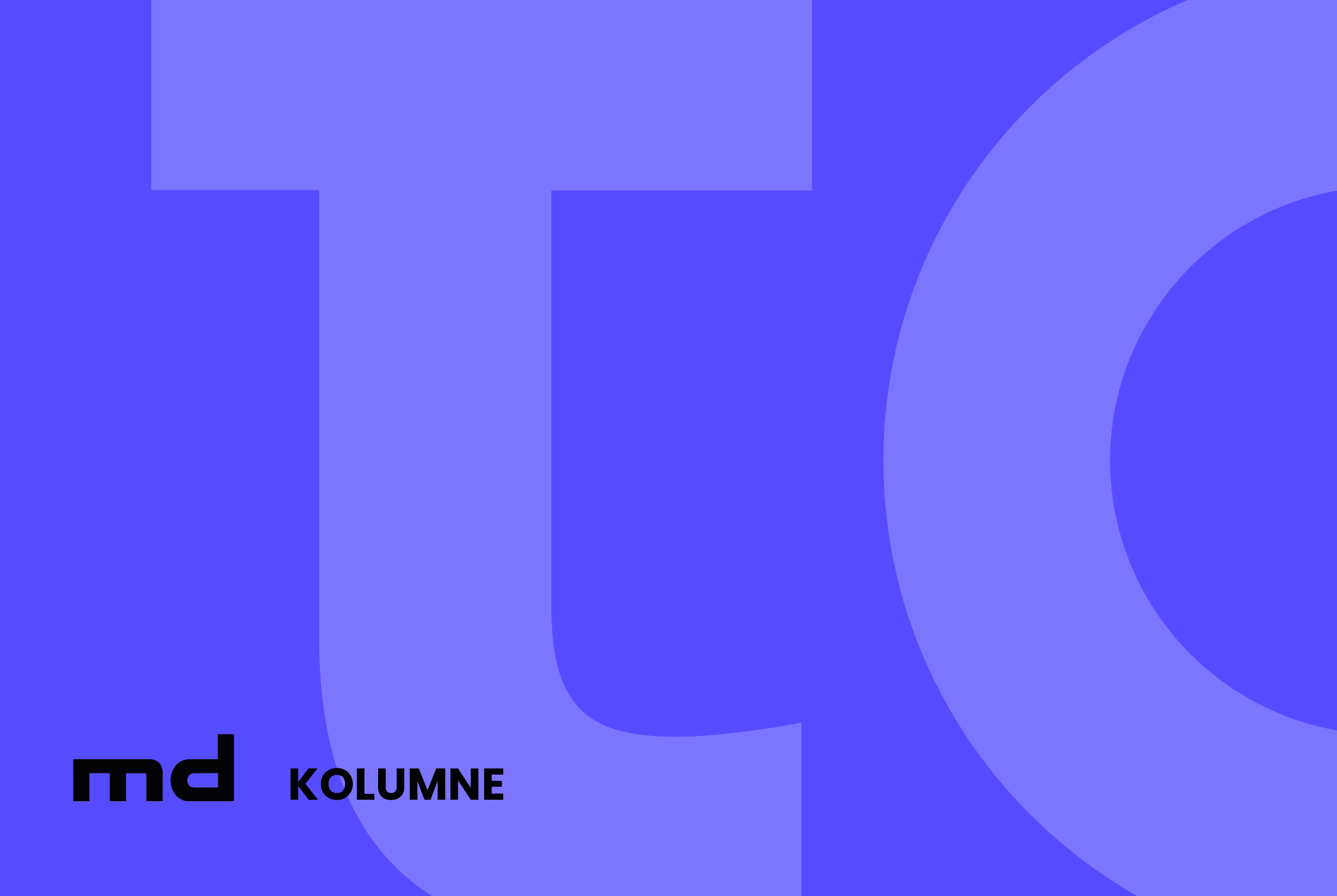 Cover Bild wow tomorrow - Kolumne für md Magazin