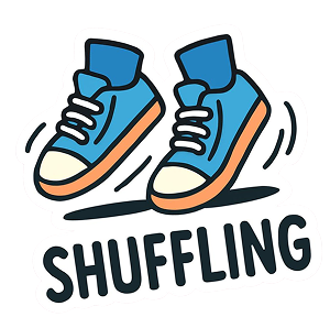 A sneakers sticker
