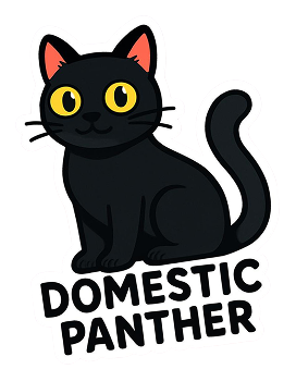 A panter sticker