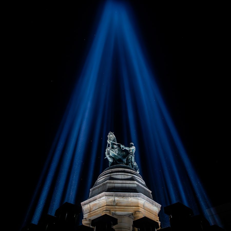 LUMENOCITY installation — Beam of Hope