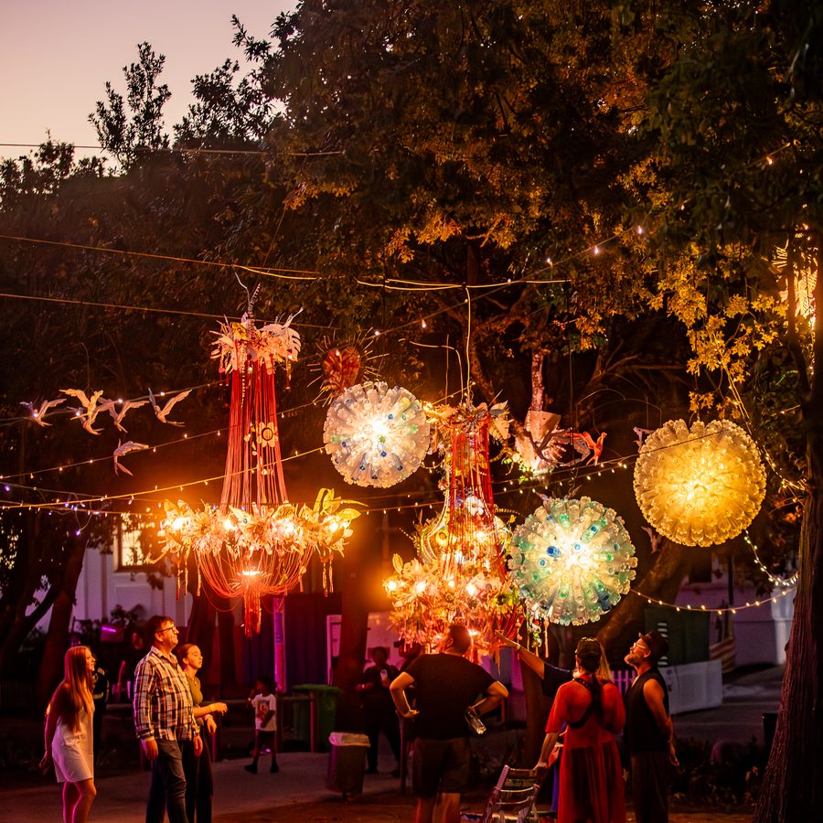 LUMENOCITY installation — Hanging Gardens