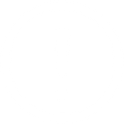 White exclamation mark inside a white circle on black background.