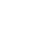 White outline of a human head with three interlocking gears inside on black background.