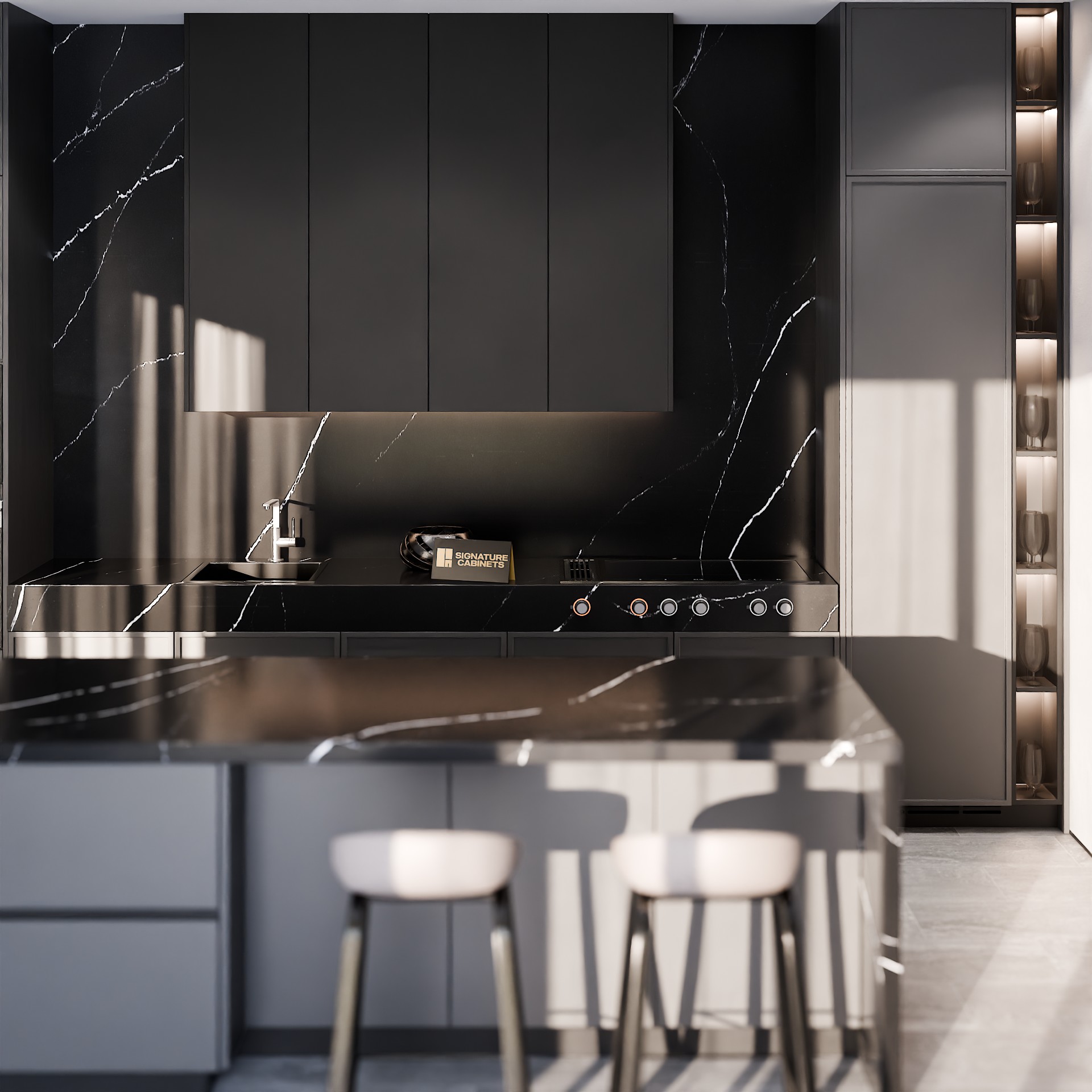 Cleveland Park custom kitchen cabinets project