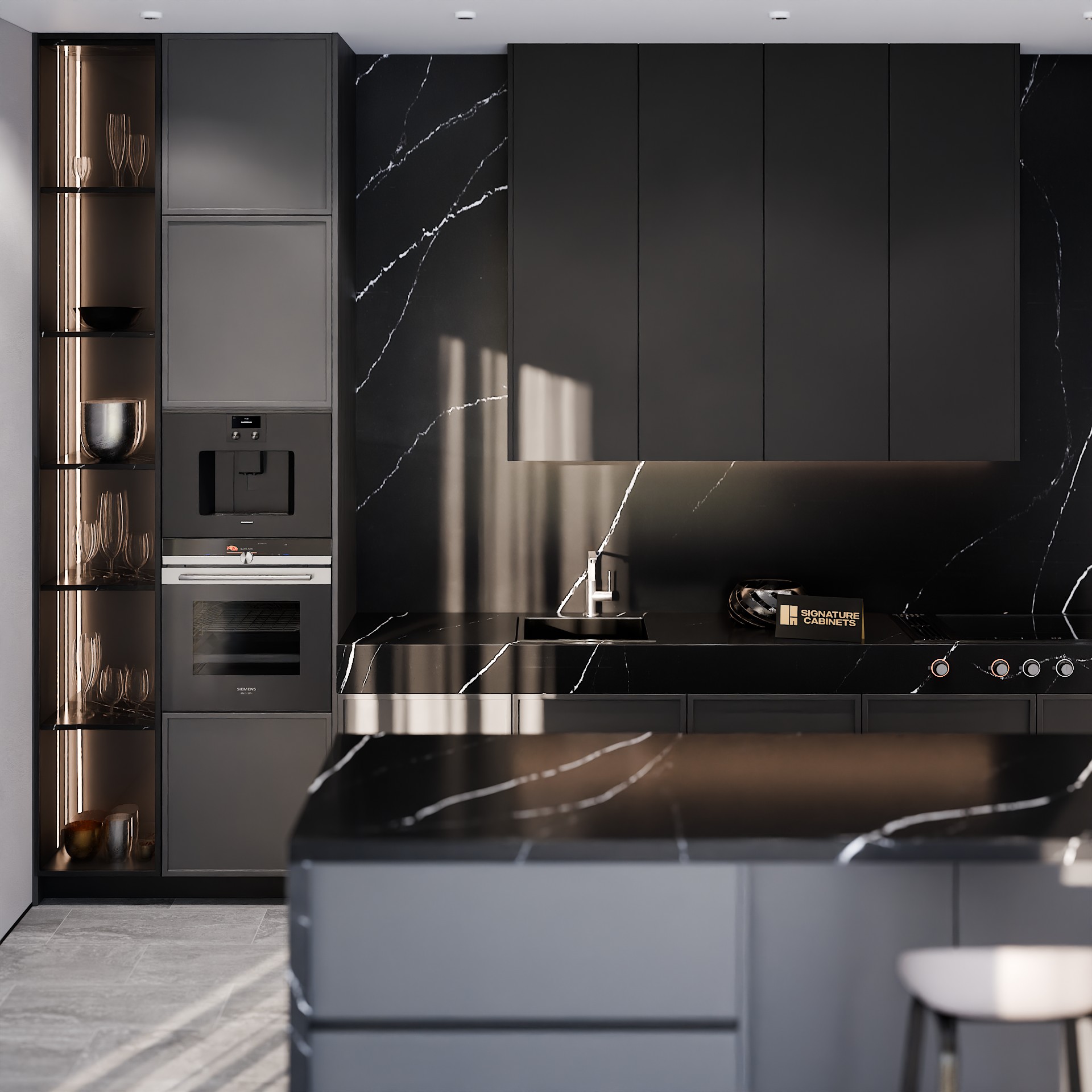 Cleveland Park custom kitchen cabinets project