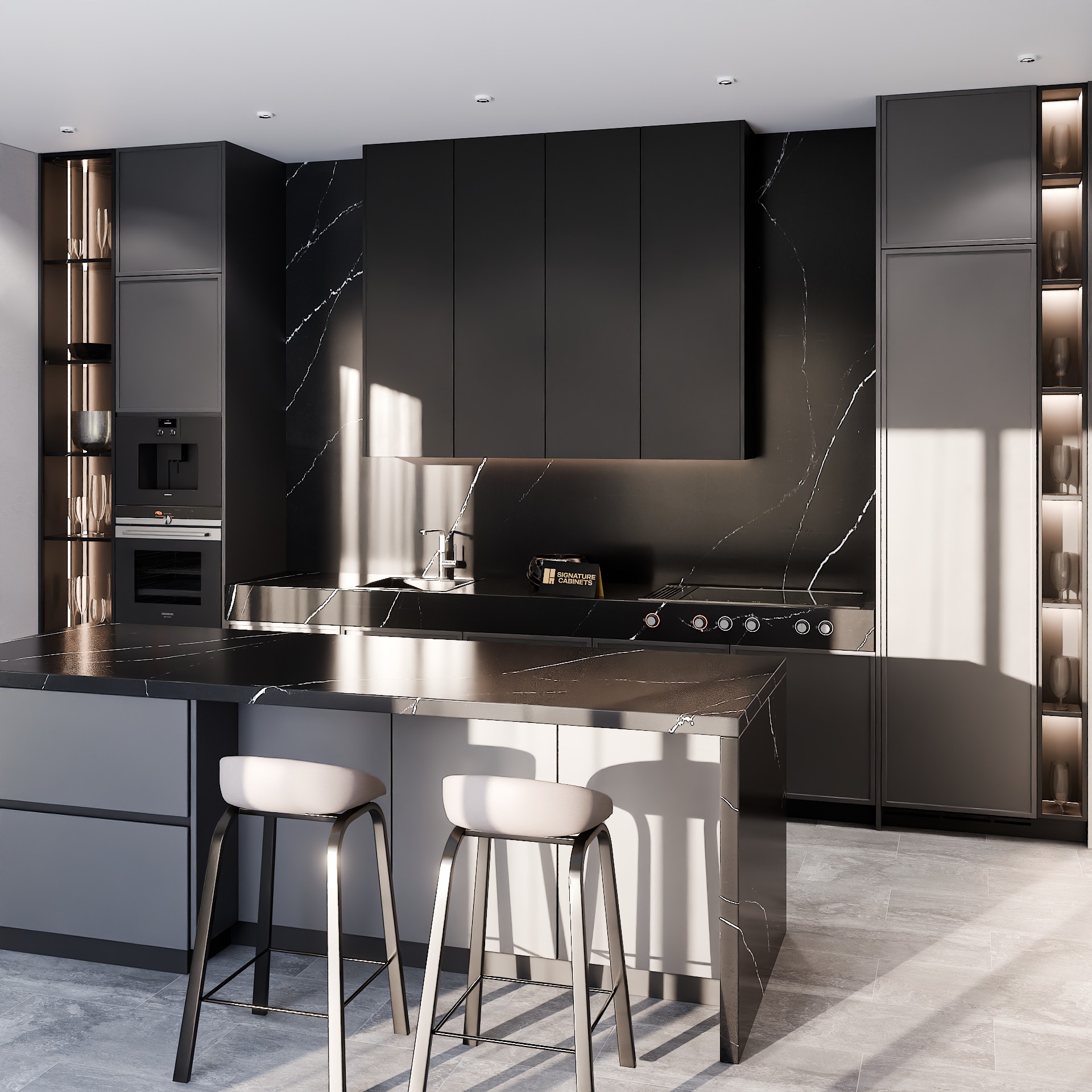 Cleveland Park custom kitchen cabinets project