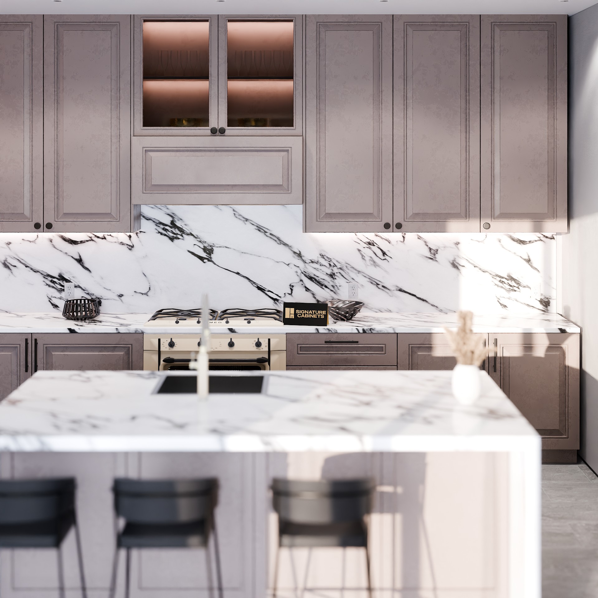 Canyon Wood custom kitchen cabinets project