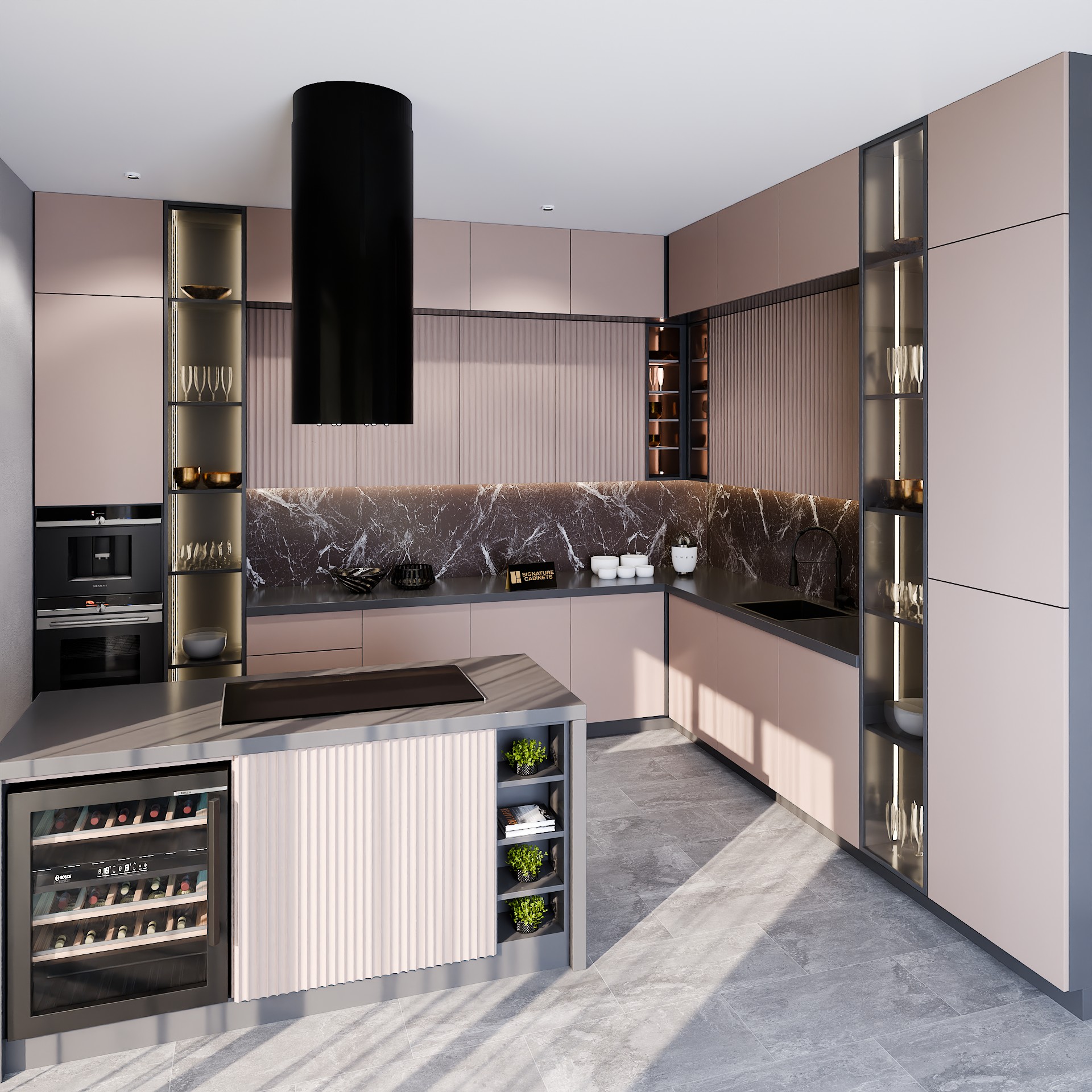 Nevada custom kitchen cabinets project