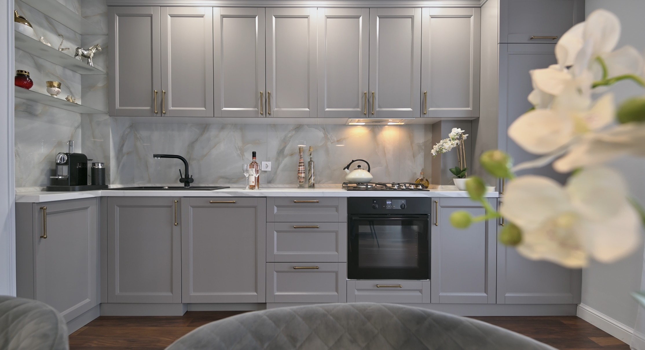 US Tradition custom kitchen cabinets project