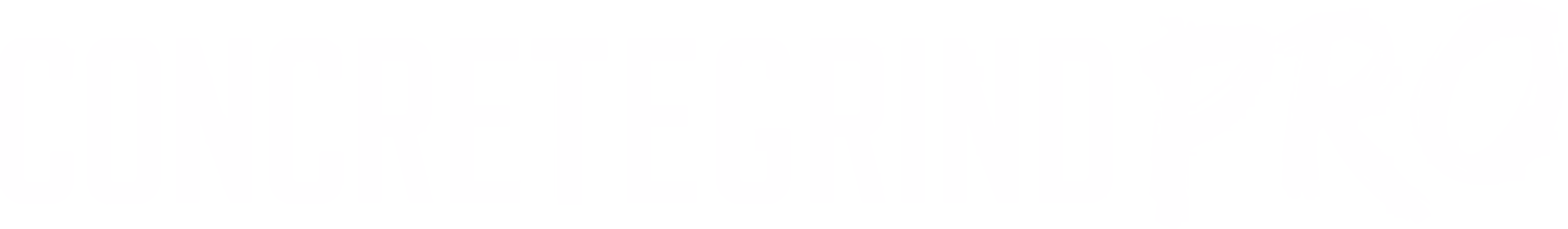 Concrete Grind Pro company logo in bold and brushstroke style white text on transparent background.