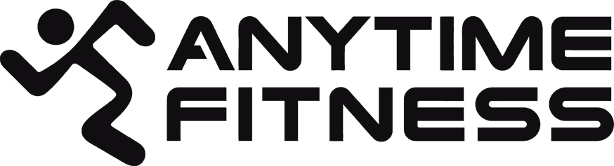 Anytime Fitness logo with running person icon next to bold text.