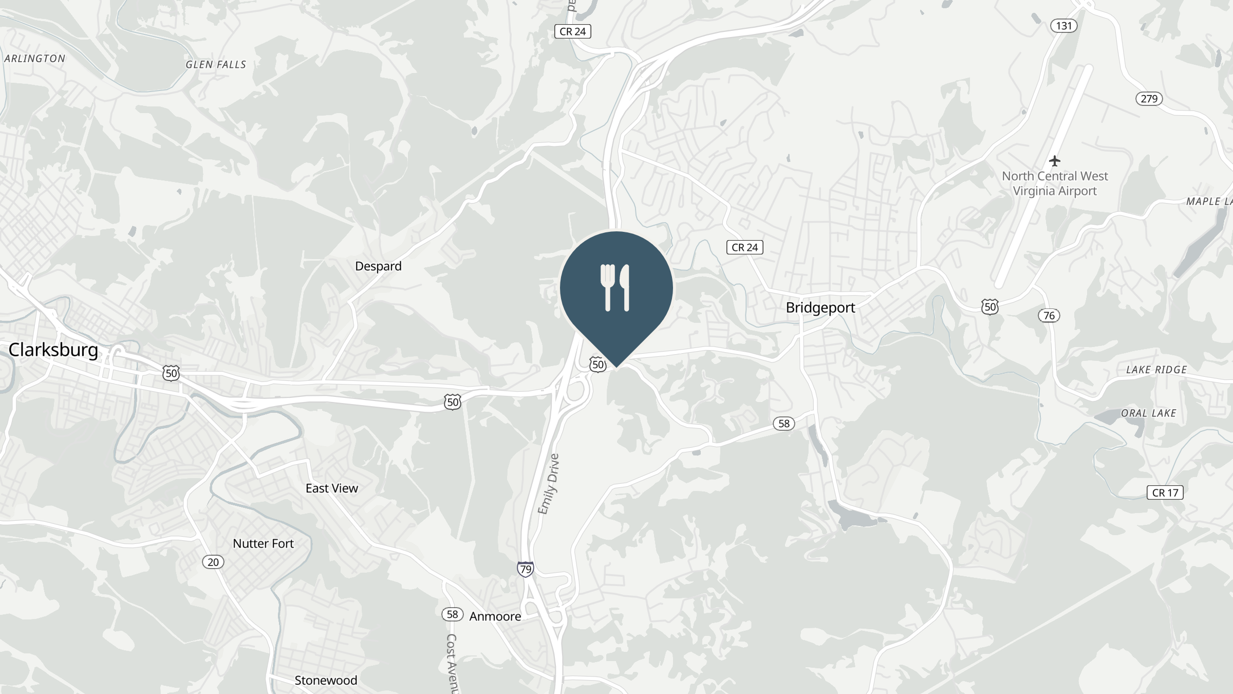 Brickside Bar & Grille map