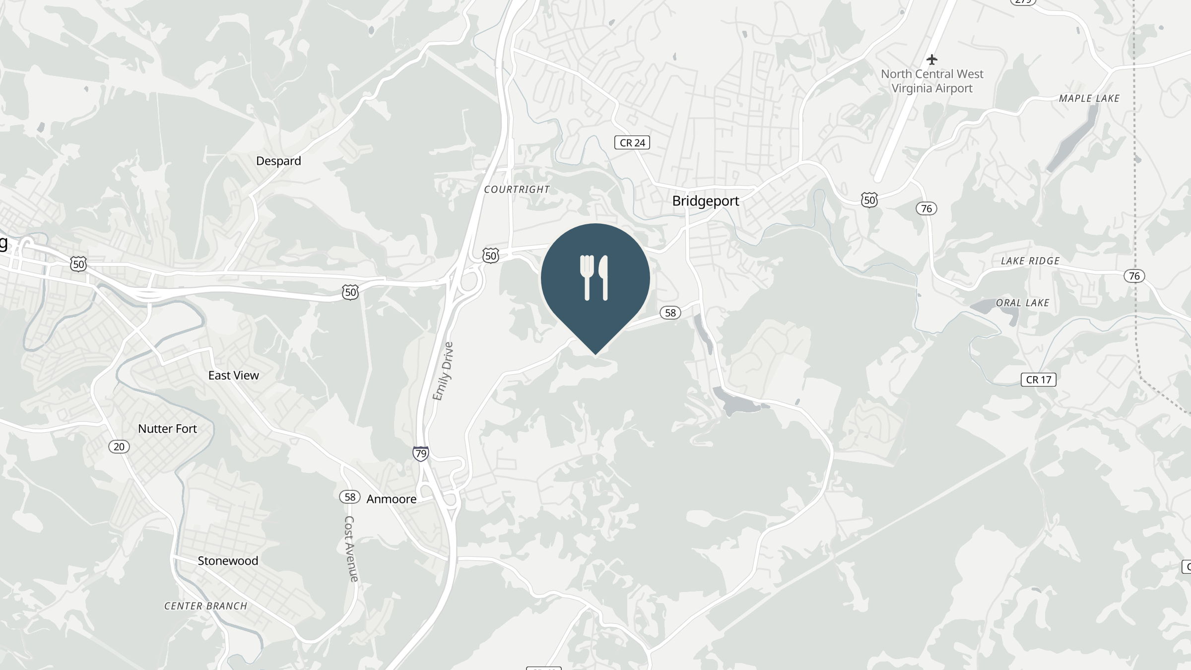 The Social Tap map