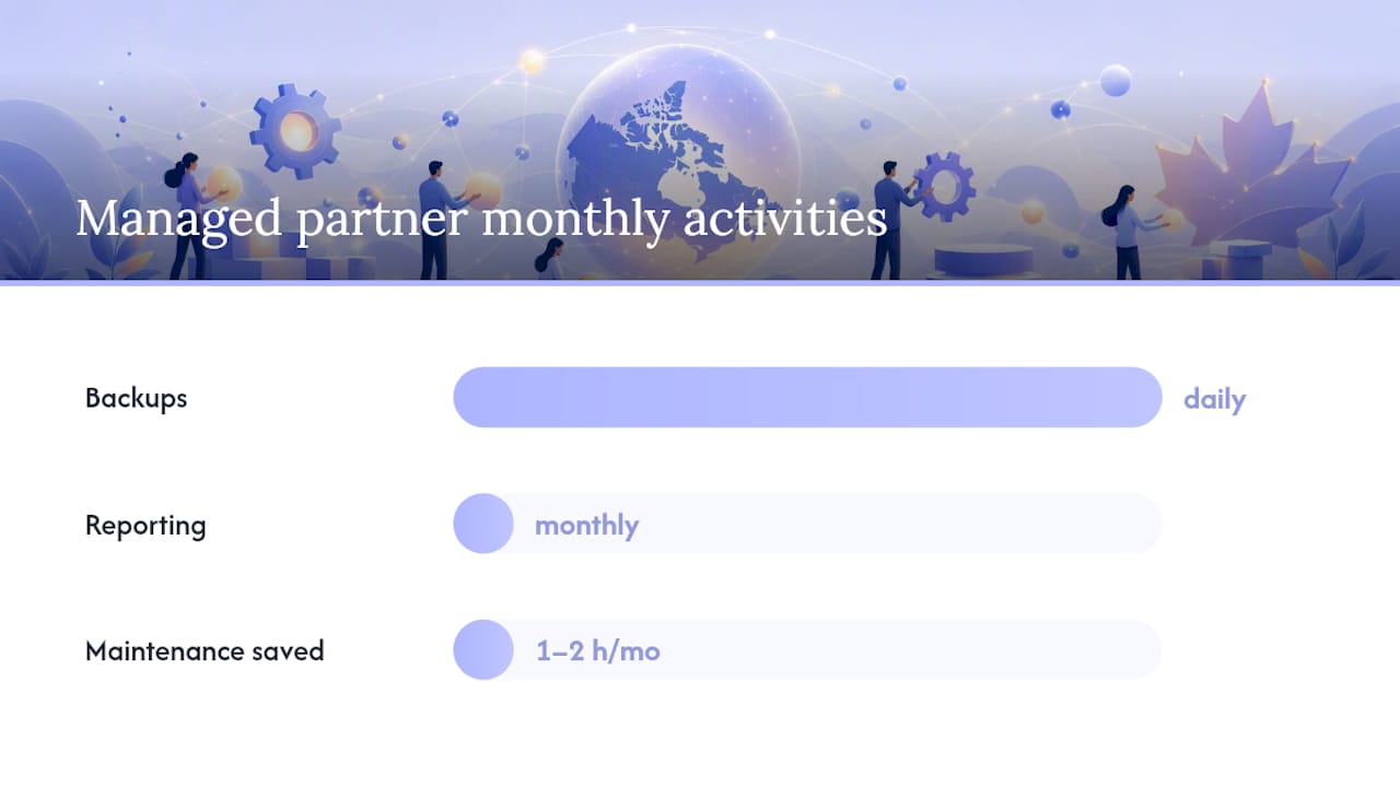 When should you hire a managed partner instead of going DIY? — overview diagram