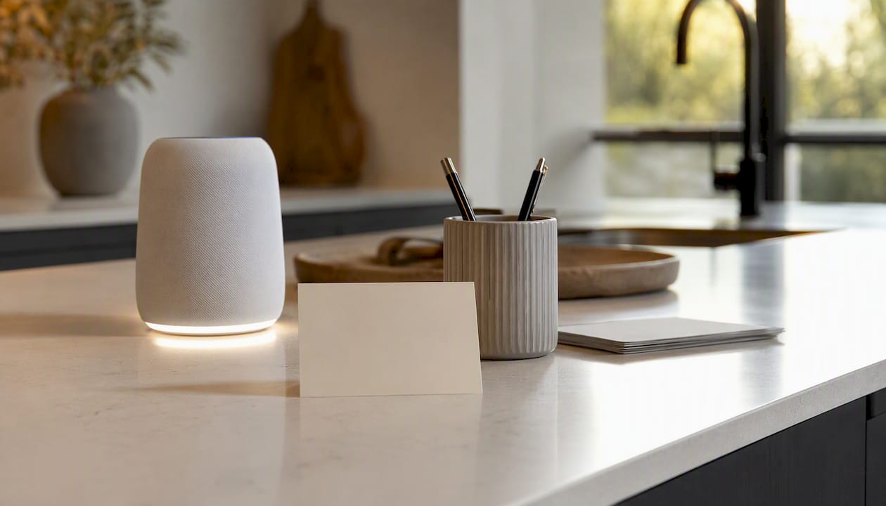 Service product display on desk