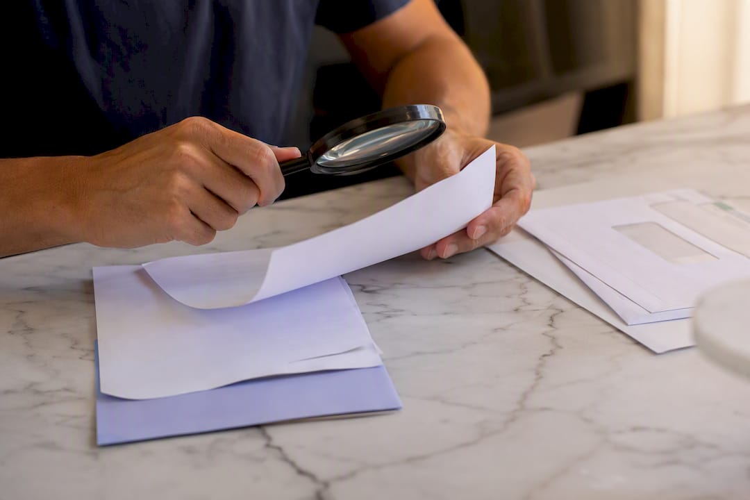 Verification documents for business appeal