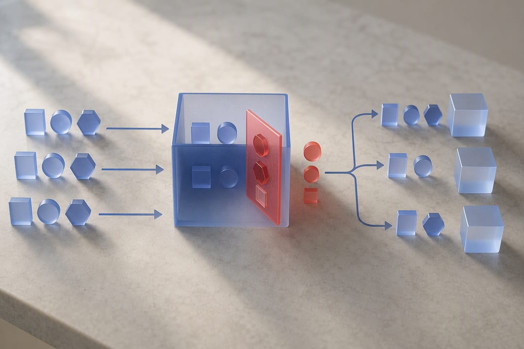 Server filtering data before vendor delivery