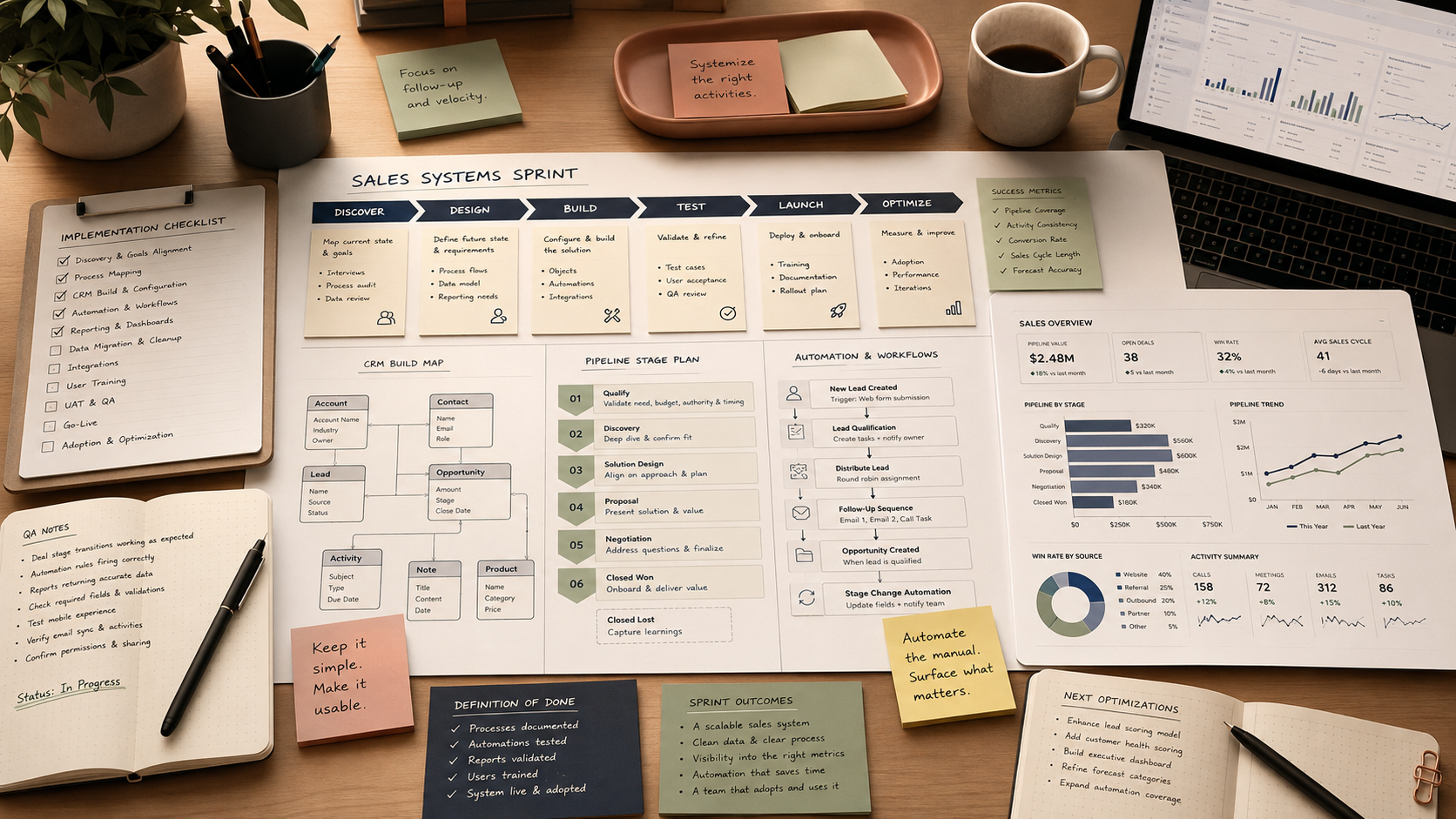 Detailed lead-to-client system map and implementation plan
