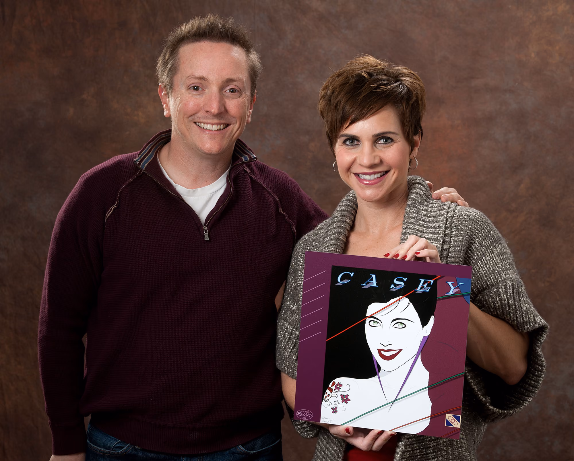 Casey with her Rio album cover