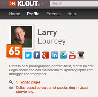 lourcey photography klout score