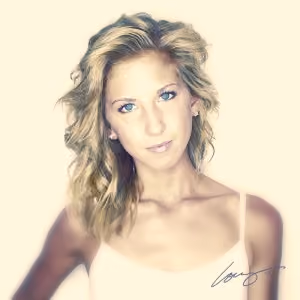 HDR Ring Light Portrait Model