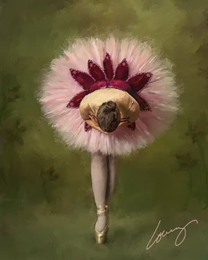 ballet portrait by Plano photographer Larry Lourcey