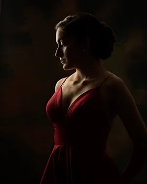 dramatic senior portrait by Plano Senior Photographer Larry Lourcey