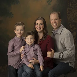 Family portrait by Larry Lourcey