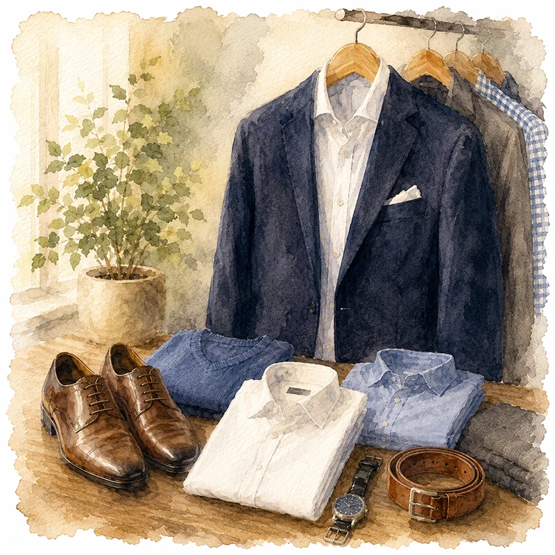 business headshot clothing