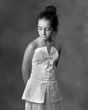 Portrait of a girl by Plano family photographer Larry Lourcey