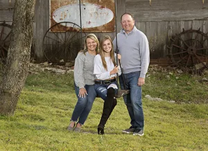 Family portrait by Plano Family Photographer Larry Lourcey