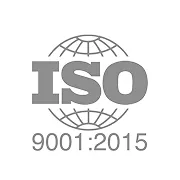 ISO 9001 certification badge