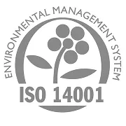 ISO 14001 certification badge