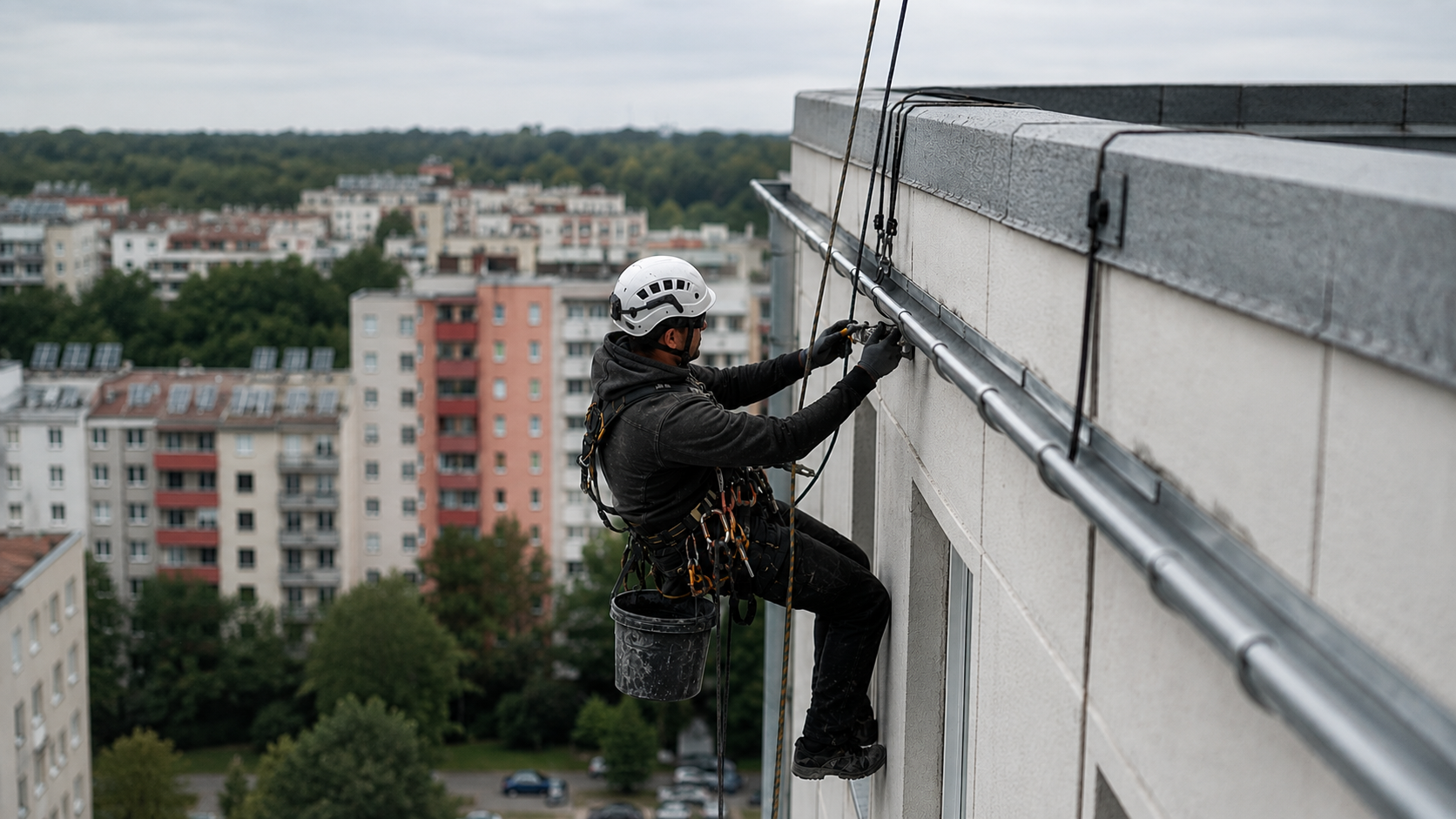 image of roof being repaired