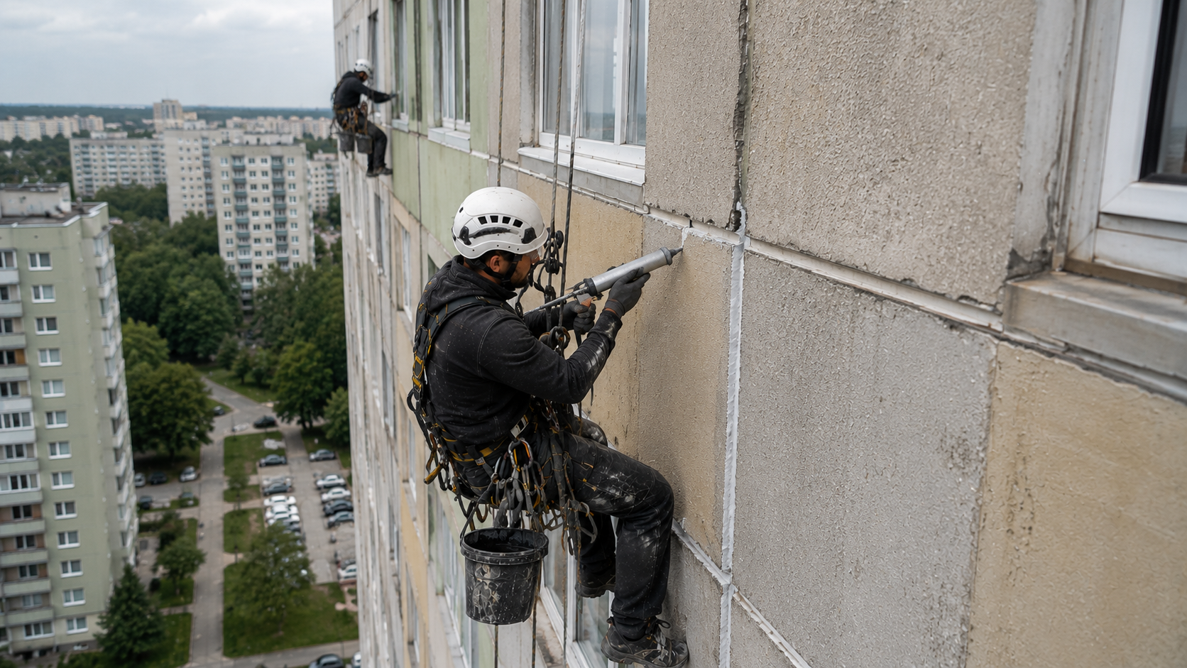 image of roof being repaired