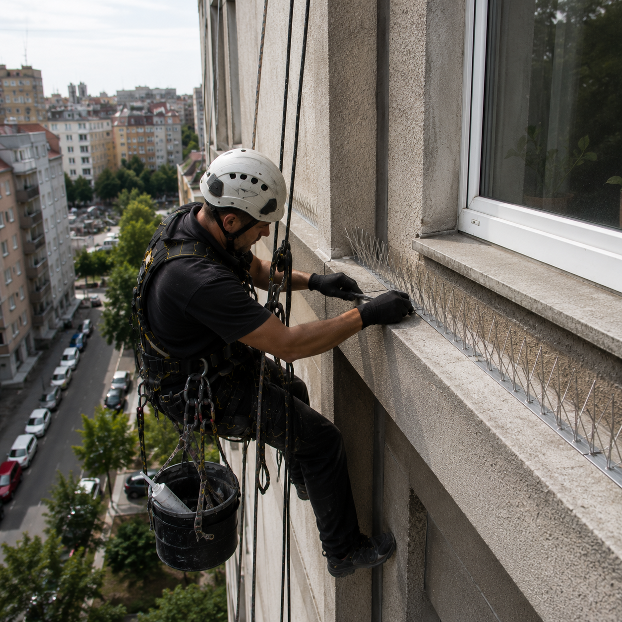 image of cleaning team in action