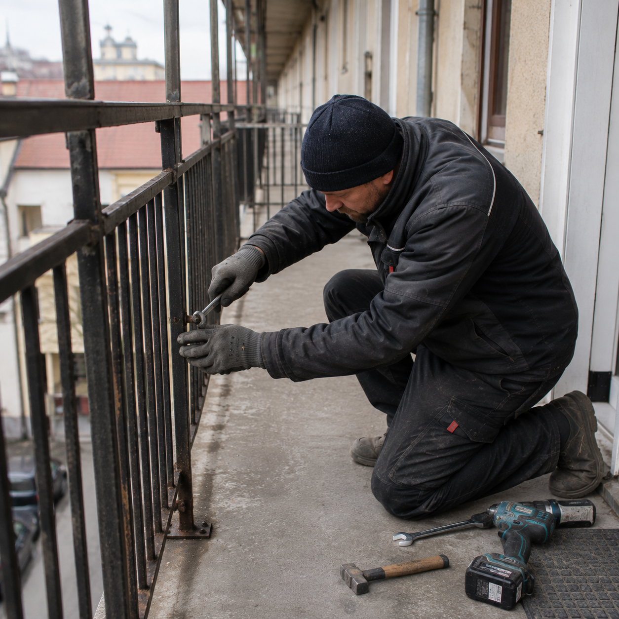 image of roof being repaired