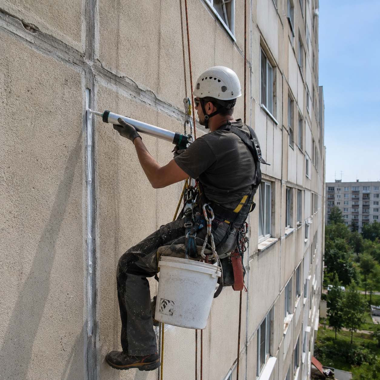 image of roof being repaired
