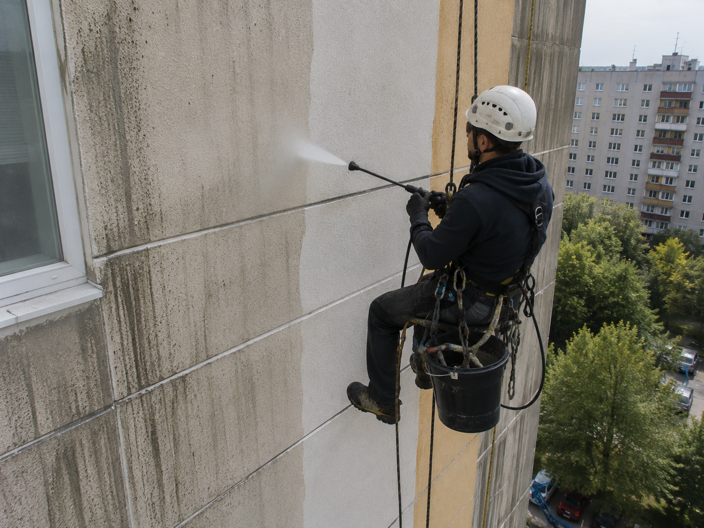 image of roof being repaired