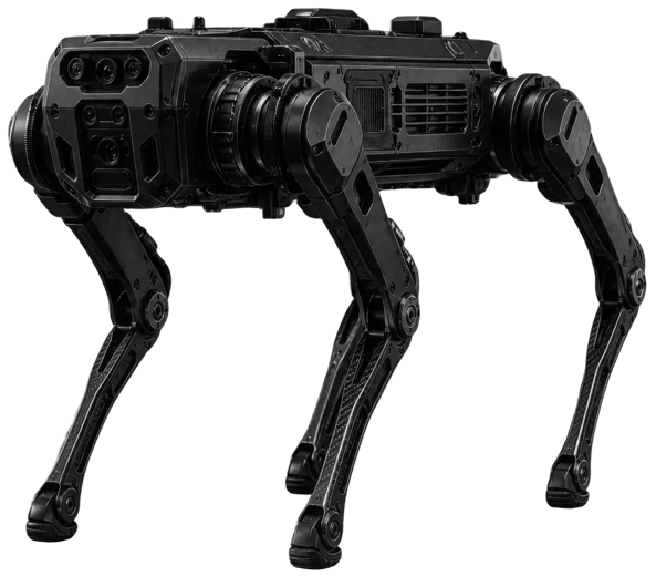 Vierbeiniger Roboter als Beispiel für autonome Systeme mit Magneten aus seltenen Erden