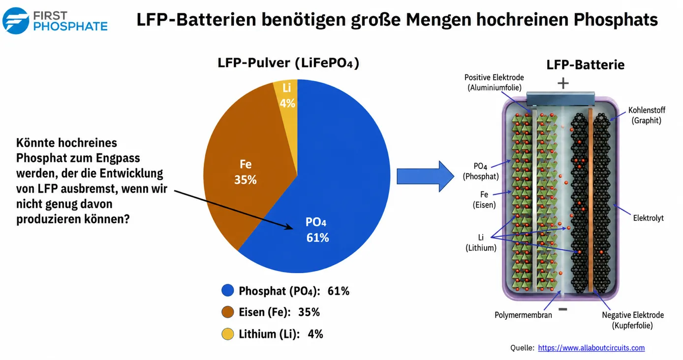 18650-LFP-Batteriezellen aus nordamerikanischen kritischen Mineralien