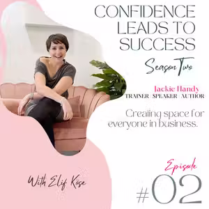 Jackie Handy with Elif Köse discussing DEI and creating space for everyone in business