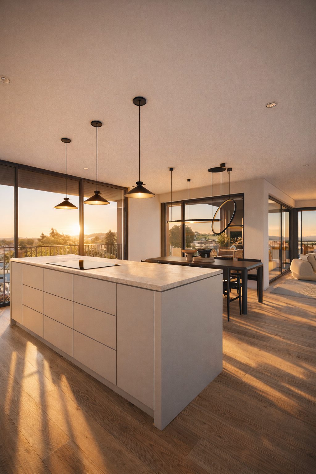 Moderne Kücheneinrichtung, RASCH AG Wohnung, Rothrist