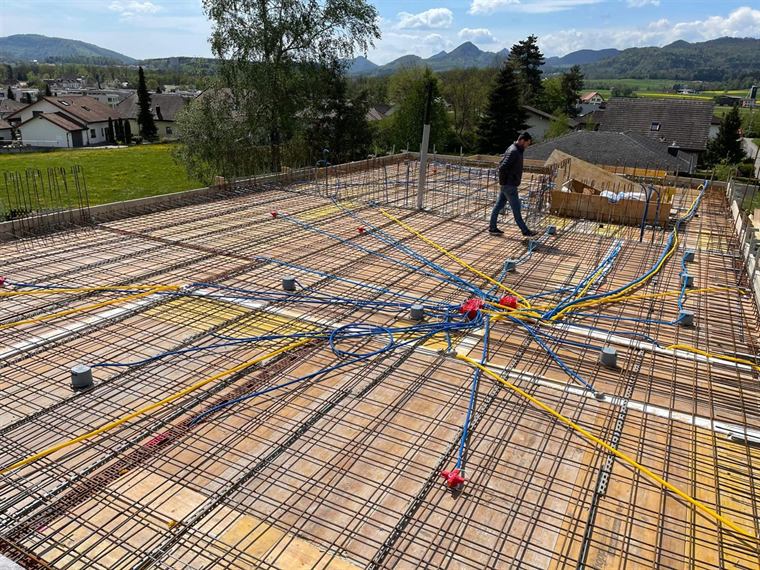 Fundament und Aushub auf einer RASCH AG Baustelle