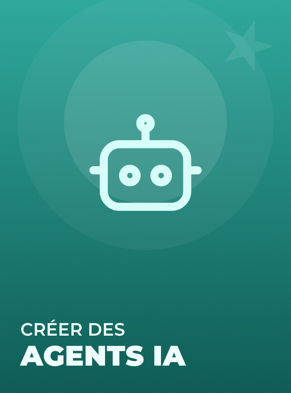 Affiche formation Créer des Agents IA