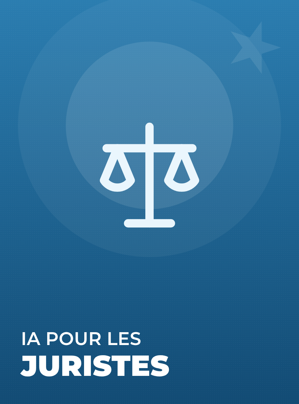 Affiche formation IA pour les Juristes
